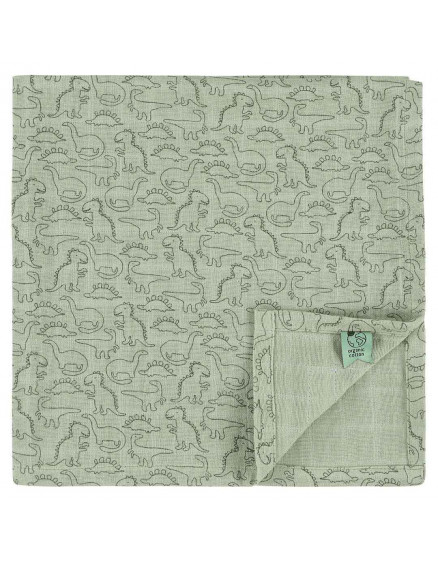 Muslin cloths 3-pack 55x55cm Daring Dino 2