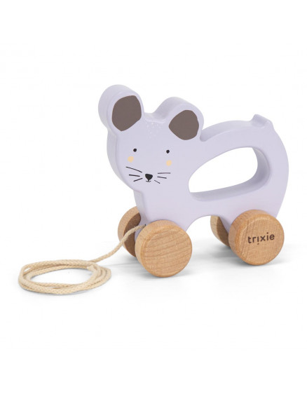 Дерев'яна іграшка-каталка Mrs. Mouse 2