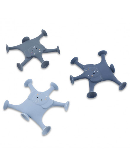 Силіконові іграшки Mrs. Elephant's Family Blue