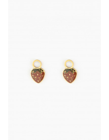 Charms Glitter Strawberrie Pair