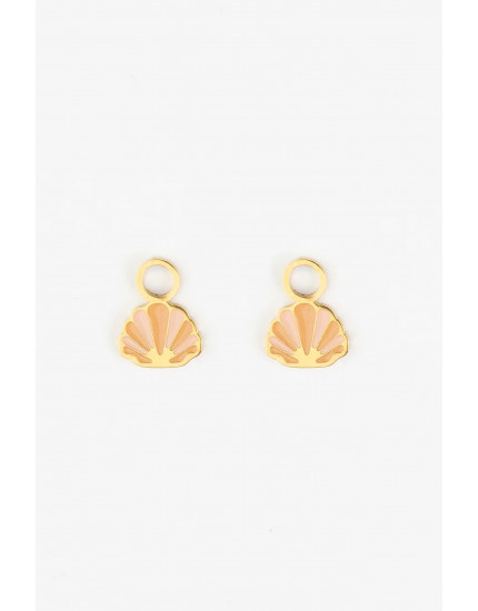 Charms Golden Shell Pair