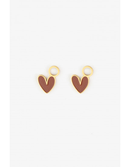 Charms Organic Heart Pair