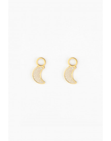 Charms Shiny Moon Pair