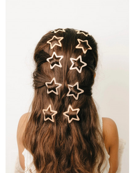 10 х Заколки Glitter Starlight Multi 4