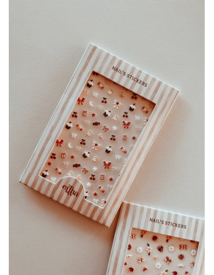 Kids 3D Nail Stickers Bows 2