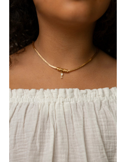 Make Your Necklace Soft Peach 1 Charm 2