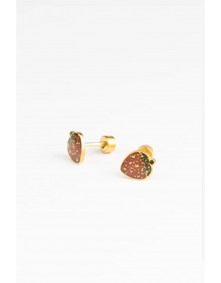 Сережки Studs Glitter Strawberrie