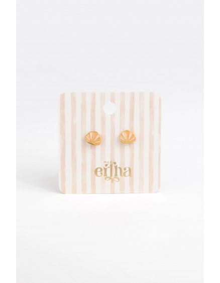 Сережки Studs Golden Shell