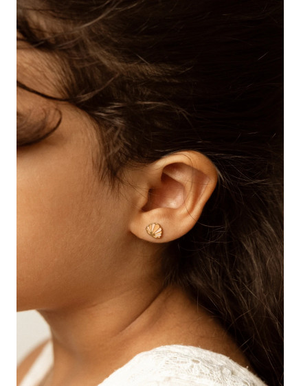 Сережки Studs Golden Shell 2