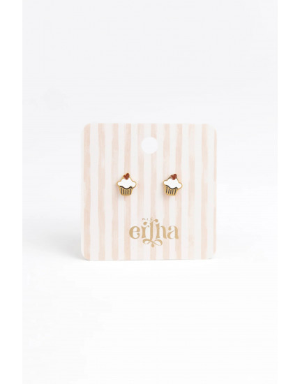 Studs Earrings Love Muffin