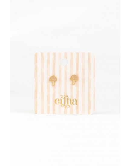 Studs Earrings Shroomy Love