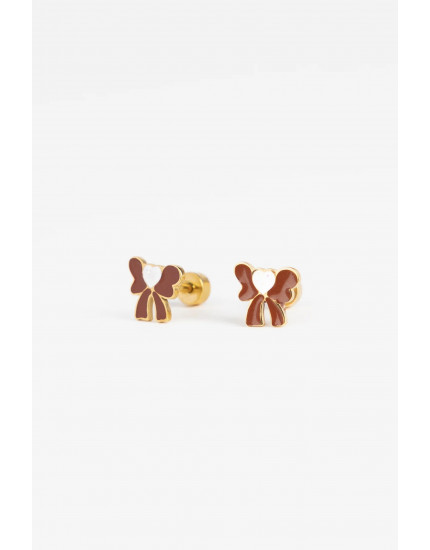 Studs Earrings Tied Love