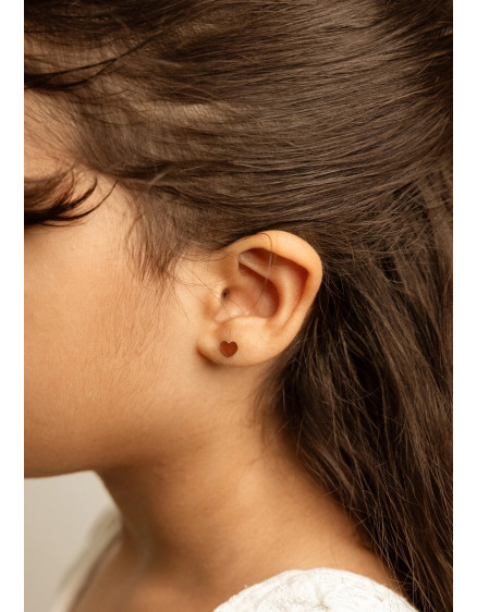 Studs Earrings Tiny Heart 2
