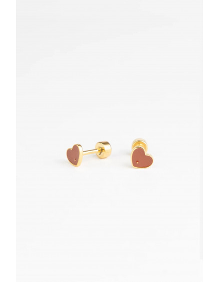 Studs Earrings Tiny Heart 3