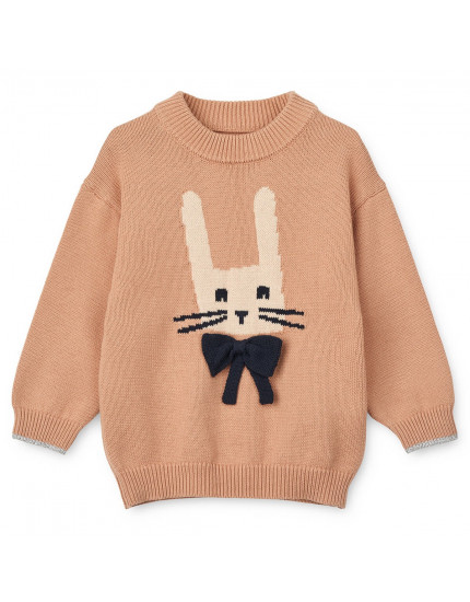 Orlane Embroidery Knit Jumper Pale Rabbit 122-128