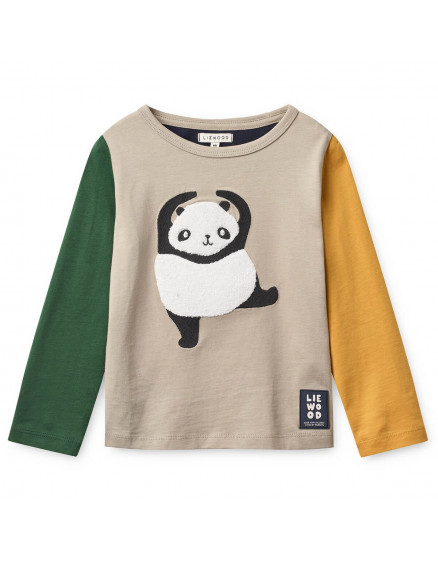 Apia Placement Longsleeve T-shirt Panda Navy