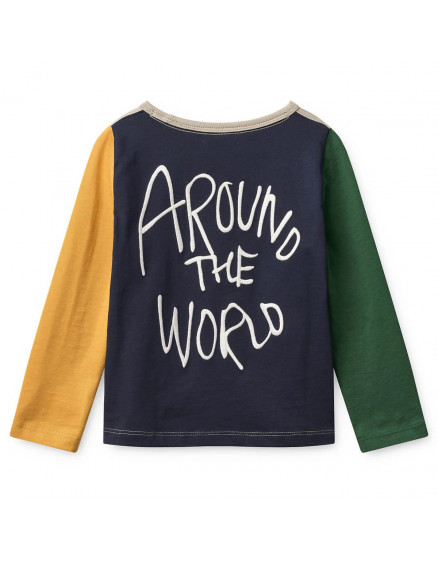 Apia Placement Longsleeve T-shirt Panda Navy 2