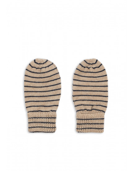 Louli Mittens Stripe Bluie 5-8Y