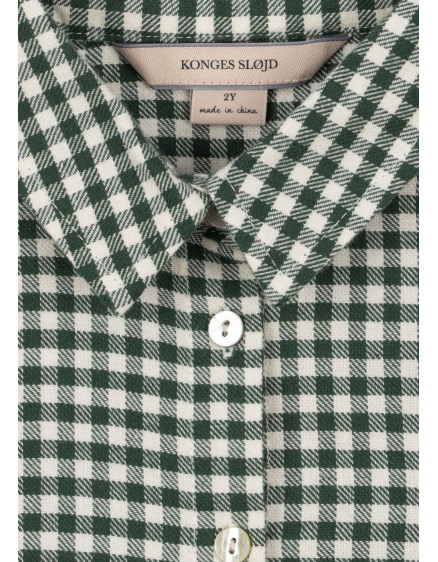 Foret LS Shirt Green Check 6