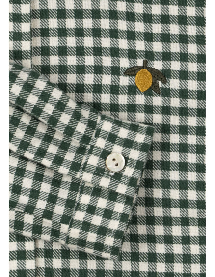 Foret LS Shirt Green Check 3
