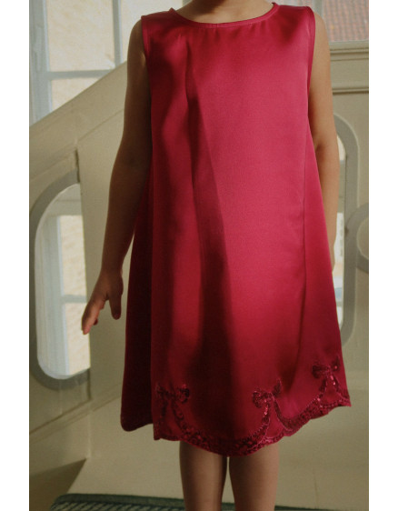 Bowie Dress Sangria 5