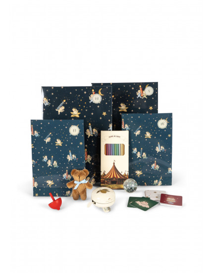 Різдвяний Адвент Календар 24 Подарунки Blue