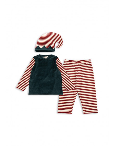 Костюм Christmas Elf Red Dahlia Stripe