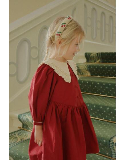 Coeur Collar Dress Red Dahlia 3