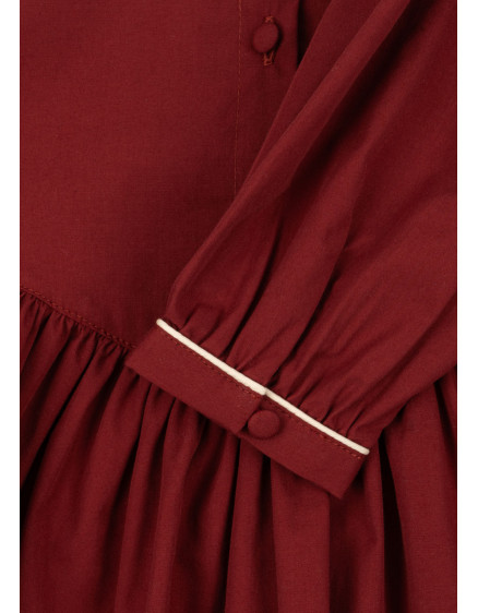 Coeur Collar Dress Red Dahlia 5