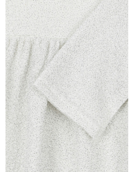 Lola Dress White Glitter 2
