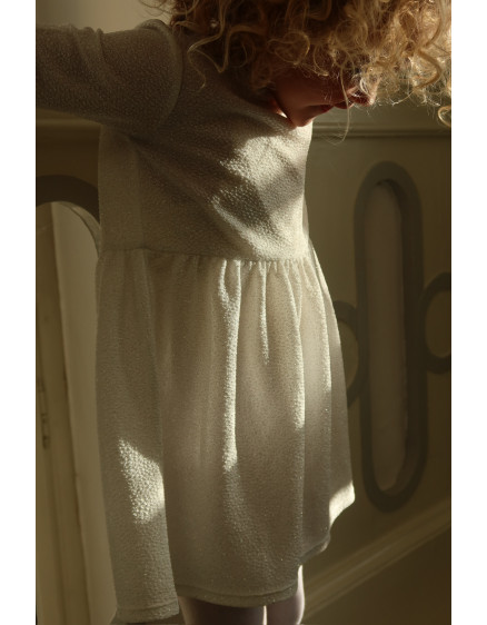 Lola Dress White Glitter 5