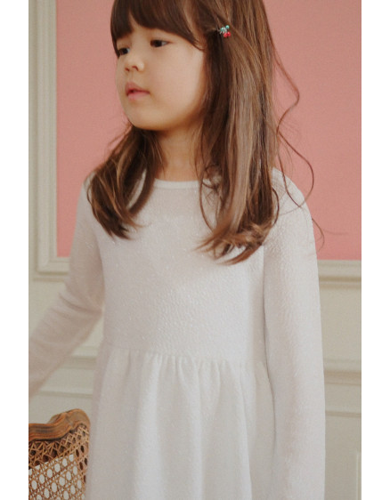Lola Dress White Glitter 3