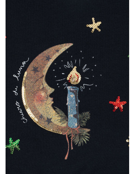 Loupy Lou Sweat Dark Navy Set 6