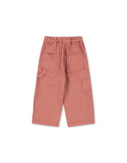 Luc Pants Milk Rouge Stripe 5