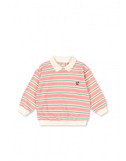 Spotty Polo Blush Bound Stripe