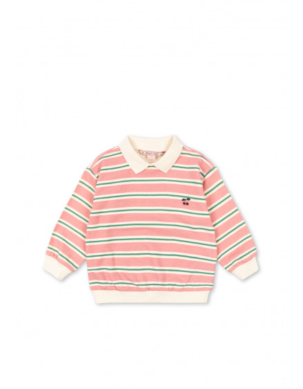 Spotty Polo Blush Bound Stripe