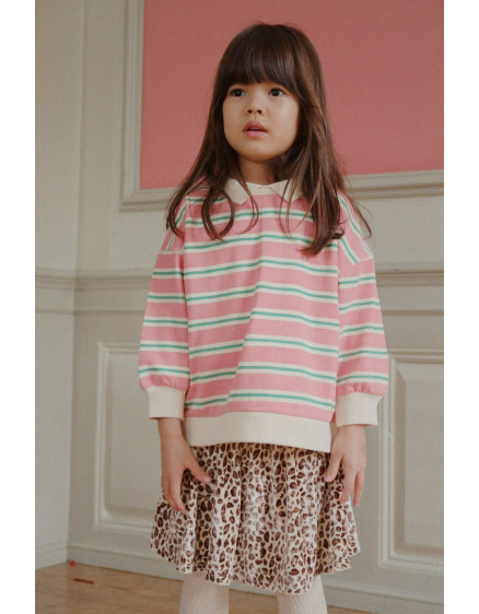 Spotty Polo Blush Bound Stripe 8