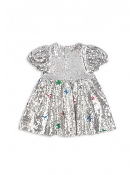 Starla Star Dust Dress Star Sequin Silver 6