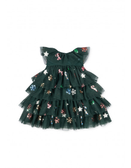 Yvonne Christmas Dress Hunter Green 6
