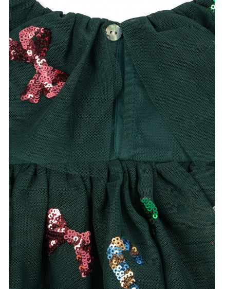 Yvonne Christmas Dress Hunter Green 5