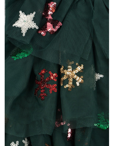 Yvonne Christmas Dress Hunter Green 3