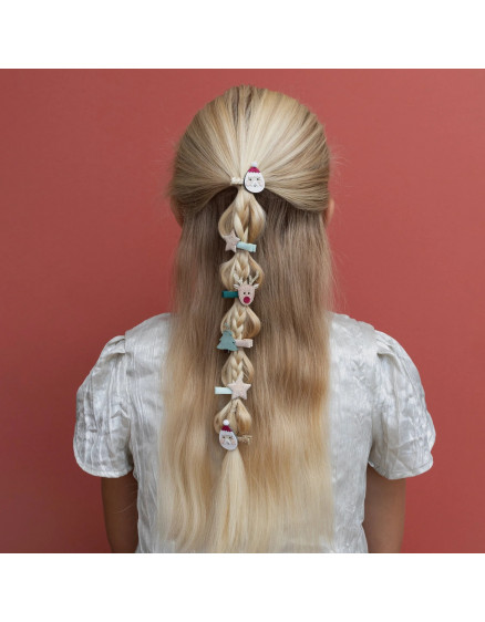 Santa & Rudolph Mini Clips 4