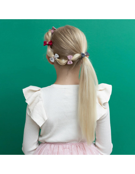 Christmas Velvet Bow Clips 2