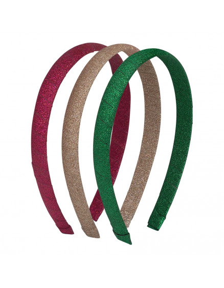 Christmas Glitter Medium Alice Bands