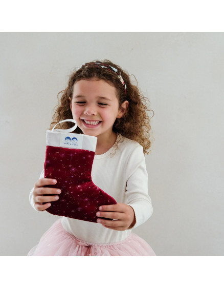 Filled Stocking Burgundy 5