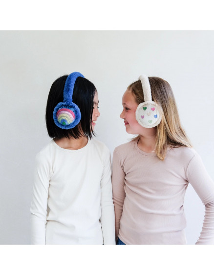 Rainbow Earmuffs Teal 5