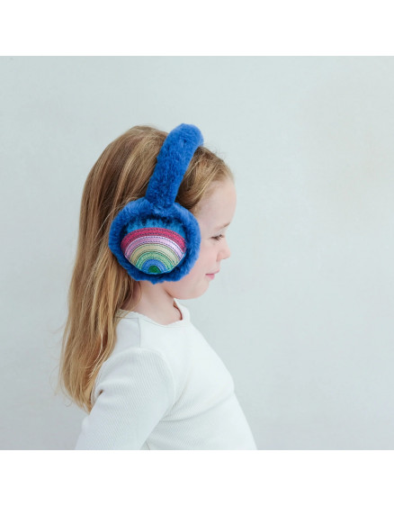 Rainbow Earmuffs Teal 4