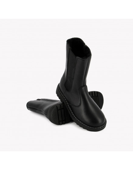 Sid Mid Fur Noir Boots 4