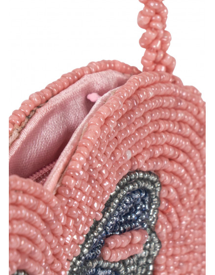 Beaded Heart Bag Amarena 3