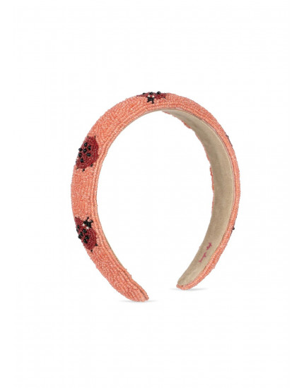 Beaded Hairbrace Ladybug